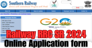 Railway RRC SR Apprentice Online Form 2024