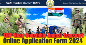 ITBP HC Animal Transport Online Form 2024