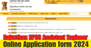 Rajasthan RPSC AE Recruitment 2024