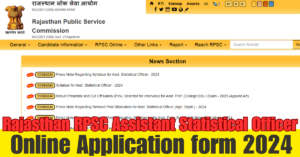 Rajasthan RPSC ASO Recruitment 2024