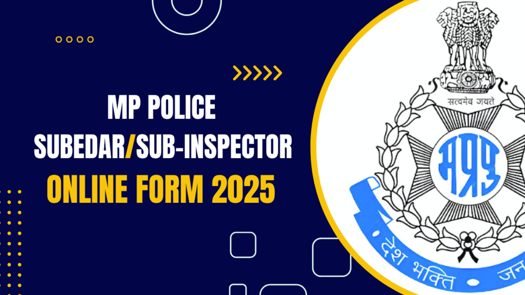MPESB MP Police SI Recruitment 2025